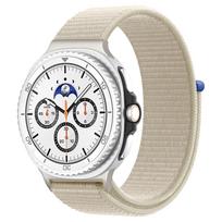 Compatible Nylon Loop Velcro Strap for Samsung Watch 8 / 8 Classic - Casual Style Samsung Watch 8 / Watch 8 Classic žvaigždžių šviesos spalva