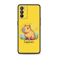 Anime Capybara Porpoise Phone Case For Oppo Reno13 Reno12 Reno11 F Reno10 Pro A54 5G Find X5 A53 A52 A9 A17 4G A79 A80 A98 Cover For Oppo A9 2020
