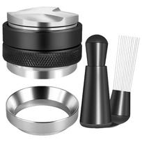 Stainless Steel Base Coffee Tamper 51/53/58 MM Coffee Distributor  Kitchen Use 58 mm juoda