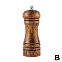 Manual Grinder 5 Inch 8 Inch 10 Inch Pepper Grinder Oak Pepper Fresh Grind Seasoning Grinding Bottle