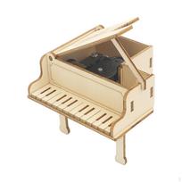 DIY Piano Model Kit puzzle Music Box Brain Teaser for Learning Student