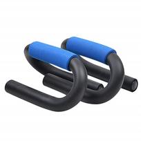 2PC S-Shaped Push Up Bars Handles for Upper Body Strength Training Chest and Abdominal Muscle Workout Fitness Equipment One Size