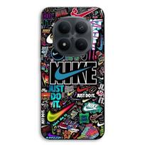 Telefono dėklas - MANIACASE - Xiaomi Redmi Note 15 Pro 5G - Silikoninis TPU - Juodas - Spalvotas Nike Air juoda