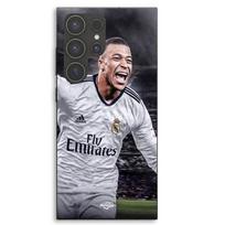 Coque téléphone - MANIACASE - Samsung Galaxy S23 Ultra - Silicone TPU - Noir - Kylian Mbappé Real Madrid juoda