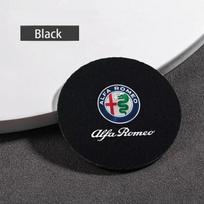 Car Coaster Water Cup Bottle Holder Anti-slip Pad Mat Decoration For Alfa Romeo giulietta 159 mito giulia stelvio 147 Accessorie