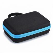 Handheld Insulin Vial Storage Case 30 Slots Medicine Organizer Box  For Home Travel mėlyna