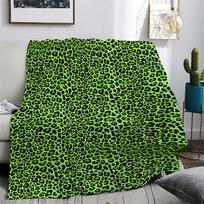 Leopardo 3D laukinių gyvūnų rašto serijos minkštas pliušinis pledas, flanelinis pledas, mesti pledą svetainei, miegamajam, lovai, sofai, iškylai, vaikams 75cmx90cm
