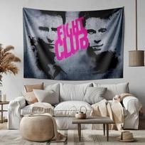 Gobelenas Fight Club grunge filmas Tyler 75x100 juoda