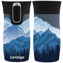 Kubek Termiczny Contigo West Loop Mini 300Ml - Niebieski Metalik - Góry