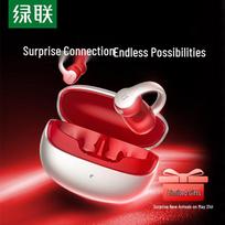UGREEN X8 Open-Ear Clip Bluetooth Headphones raudona