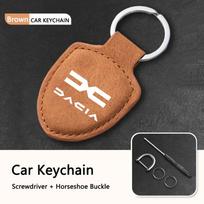 Car Keychain Keyring Key Chain Pendant for Dacia Duster Logan Sandero Lodgy Dokker Stepway Mcv 2 Cilo Solenza Largus Accessories ruda