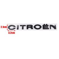 1 vnt. 3D Citroen ABS automobilio galinės raidės logotipas Galinio buferio galinės durys bagažinės lipdukas automobilio galinis emblemos lipdukas stiliaus priedai Citroen YW sticker