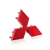 1 vnt. Automobilio emblema ženklelis Variklio dangtis Priekinė Galinė Bagažinė Logotipas Aksesuarai Mitsubishi ASX Lancer Pajero Outlander L200 EVO Lancer EX raudona