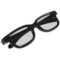 1Pc Glasses Circular Polarized Passive 4X3D Stereo Glasses Black For LG Cinema 3D TV's