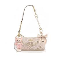 COACH shoulder bag [Customized bag] Teri 24 classic presbyopic Logo zipper closure, pendant, scarf, bow, printing, extension Yuzhongwu basic model balta