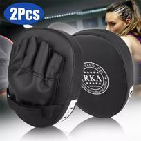 2Pcs/Lot Kick Boxing Gloves Pad Punch Target Bag Men MMA PU Karate Muay Thai Free Fight Sanda Training Adults Kids Equipment one size juoda
