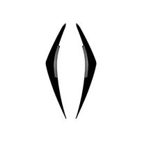 2Pcs Car Headlight Eyebrows Eyelid Cover Stickers For Subaru WRX STI VB 2022-2025 Body Kit Tuning