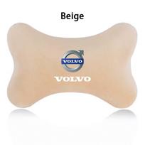 For Volvo XC90 XC60 V50 S60 V70 V60 V40 S90 olestar AWD XC40 S80 T6 V90 Car Suede Headrest Neck Support Auto Seat Accessories