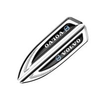 3D Car Metal Emblem Body Fender Stickers For Volvo R Design T6 AWD C30 C40 C50 C70 S40 S60 S70 S80 S90 XC30 XC40 Auto Decoration