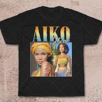 JHENE AIKO Rap Hip Hop 90s Retro Vintage T Shirt Men Cotton Tshirt Hip Hop Tees Streetwear Harajuku S