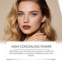 2 in 1 Color Changing Foundation Make-up Stick Long Lasting Moisturizing Makeup High Concealer Power Makeup Korean Lvory White one size