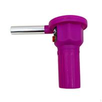 Barbecue Fan Air Blower Fire Bellows 1.5V Violet Easy to Use Durable BBQ