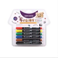 Simbalion Fabric And T-Shirt Liner Marker 12 Colors Double-Headed Textile Paint Cloth Pigment Marker DIY Painting Art Supplies
