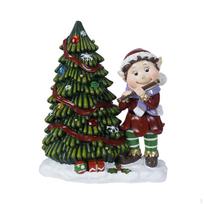 Resin Christmas Tree Toppers, DIY Craft Decorative Glittering Ornaments, Glowing Tabletop