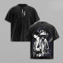Jujutsu Kaisen Fushiguro Toji Clothing Men Women Tshirts Washed Cotton Tee Retro T-shirt Harajuku T Shirt S