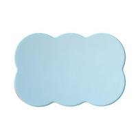 Easy Clean Cat Feeding Mat Multi-Color Waterproof Silicone Pet Bowl Pad Durable Non-Slip Indoor Pet Mat Living Room mėlyna