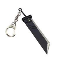 Game Final Fantasy 7 Cloud Buster Sword Keyring Remake Sword Zack Fair Metal Pendant Fans Cosplay Jewelry Gift