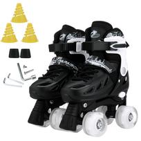 Child Kid Roller Skate Shoes Skating 4-Wheel Sport Protecitve Beginner Roller Shoes Childer Boy Girl Unisex Sport Flash Shoes s 28-32