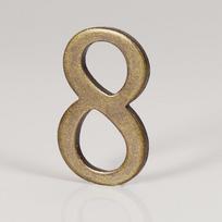 vintage Door Number With Backing Adhesive Bronze Color House Number Apartment Door Number For Outdoor Hotel Home Mailbox Label