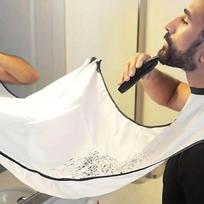 Men's Beard Shaving Apron Waterproof Grooming Bib Hair Clipper Catcher Clean Shave Tool Hygiene Gift For Men balta