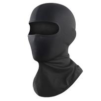 Outdoor Sports Full Face Balaclava Wind Dust Proof Stretch Helmet Liner Motorcycle Riding Breathable Warm Bandana Face Mask juoda