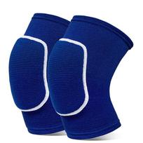Loogdeel Breathable Leggings Youth Adult Soccer Shin Guard with Honeycomb Pads for Impact Resistant Calf for Anti-collision XXS mėlyna