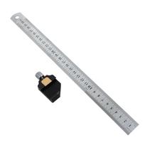 Combination Square,Adjustable Steel Ruler Positioning Block,45-90Degree Marking Gauge Line Scriber Fixed Position Measuring Tool 1Pcs