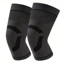 2pcs Ultra-Thin Breathable Knee Support Sleeves for Men And Women, Unisex Warm And Comfortable Compression Knee Brace S pilka spalva