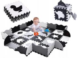 Mata Piankowa Puzzle Edukacyjna Duża Gruba Dla Dzieci Mata Podłogowa 36Szt