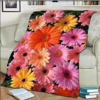Rose Throw Antklodė Fleece Šilta Jauki Minkšta Antklodė Kušetei Colorfast Anti-Static Skalbimo mašina antklodės lovoms 75x100cm (30x40inch)