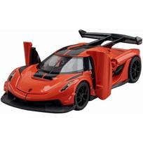1/32 Koenigsegg Jesko Toy Cars Model Orange Alloy Collectibles Die-cast Vehicles with Sound and Light oranžinė