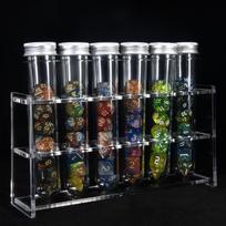 DND Dice Set with Tube Polyhedral Dice for Boardgame As Gift Entertainment, RPG Dice D4-D20