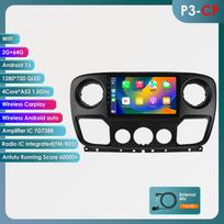 Ossuret Carplay 4G Android Car Multimedia Player for Nissan NV400 2010 -2019 for Opel Movano for Renault Master III 2011 GPS Video intelligent Screen P3CP 4Core 2G 64G