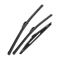 For Dacia Renault Logan MK1 MCV 2004-2012 2005 Wiper Front & Rear Wiper Blades Windshield Windscreen Window Brushes 20 +20 +14 Q02-20,Q02-20,B1-14-3 juoda