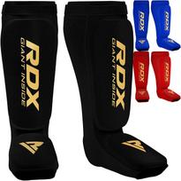RDX Blauzdų apsaugos FIGMMA Kojų apsaugos Muay ir kovos menų smūgiams Kelio ir blauzdos ir Oficialus japoniškas produktas [EMMAA sertifikuotas] Kikboksas, Tailando, juoda