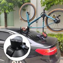 Galingas siurbtukas Dviračių laikiklis Stogo laikiklis Tvirtas Nešiojamas Dviračio stovas Automobiliui Dviračių kelionėms ir MTB priedai juoda