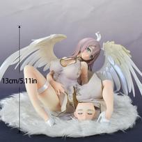 MX Anime Sexy Figures Girl White Angel 1/4 Ver. PVC Action Figure 18 ± for Adult Collection Perfect Gift Model Toys 13CM