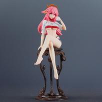 24cm/9.45in Anime Genshin Impact Figure Yae Miko Action Figures Pvc Statue Desktop Ornamen Collection Model Toys High Quality Gifts