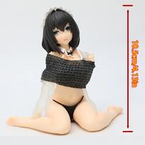10cm Black Swimsuit Maid-chan PVC Action Model Sexy Anime +18 Uncensored for Adult Set Gift Model Toys Durable Premium Quality