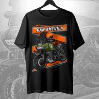Harley-Davidson Pan-America 1250 2021-2025 Motociklo T-shirt Vairuotojams 2XL